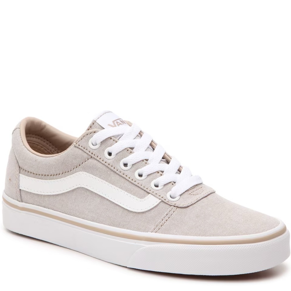 Vans Ward Lo Women’s Sneakers Taupe Canvas, 9